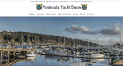 Desktop Screenshot of peninsulayachtbasin.com